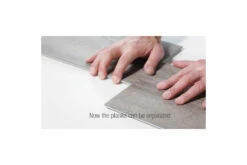 Supremo Luxury Click Vinyl Rigid Core Flooring Graphite With Built In Underlay 6.5mm By 181mm By 1220mm -Wood Sales Store 1068773685 640 1 8