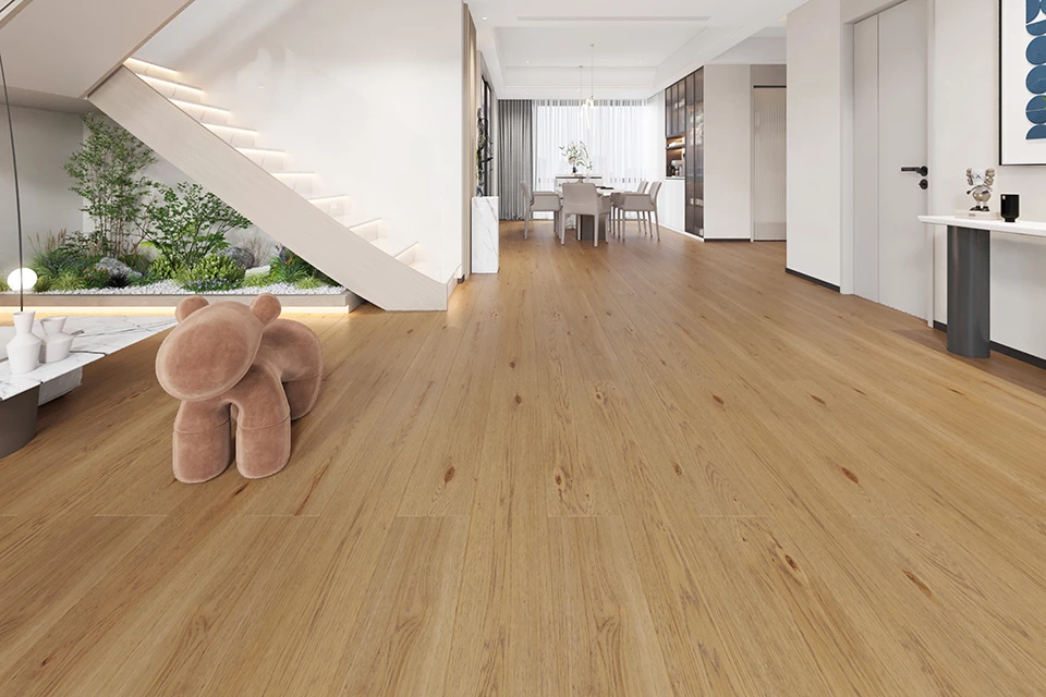 Natural Engineered Flooring Oak Cognac Brushed Uv Oiled 14/3mm By 190mm By 2200mm 4 Natural Engineered Flooring Oak Cognac Brushed Uv Oiled 14/3mm By 190mm By 2200mm - Image 2