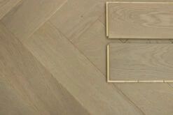 Natural Engineered Flooring Oak Herringbone Silver Stone Brushed UV Lacquered 15/4mm By 90mm By 600mm -Wood Sales Store 4407 4
