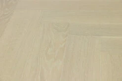 Natural Engineered Flooring Oak Herringbone Polar White Brushed UV Lacquered 15/4mm By 90mm By 600mm -Wood Sales Store 4409 3