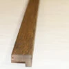 Solid Oak Square Stair Nosing Black Tea 25mm By 40mm By 1000mm