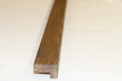 Solid Oak Square Stair Nosing Black Tea 25mm By 40mm By 1000mm