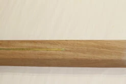 Solid Oak Square Stair Nosing With Brass Smoked 25mm By 40mm By 1000mm