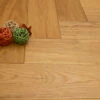 Prime Engineered Flooring Oak Herringbone Brushed Uv Matt Lacquered 14/3mm By 120mm By 600mm