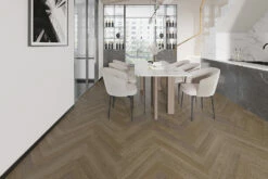 Natural Engineered Flooring Oak Herringbone Cognac Brushed Uv Oiled 14/4mm By 125mm By 450mm -Wood Sales Store fl4466 1