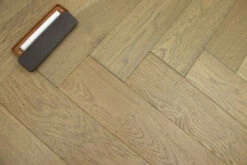 Natural Engineered Flooring Oak Herringbone Roma Brushed UV Oiled 15/4mm By 125mm By 600mm