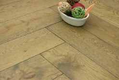 Natural Engineered Flooring Oak Herringbone Cognac Brushed UV Oiled 15/4mm By 125mm By 600mm -Wood Sales Store img 0536