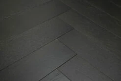 Rustic Engineered Flooring Oak Herringbone Jet Black Brushed UV Lacquered 14/3mm By 125mm By 600mm -Wood Sales Store img 1183 2