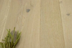 Natural Engineered Flooring Oak Polar Light Sand Brushed UV Oiled 14/4mm By 150mm By 2000mm