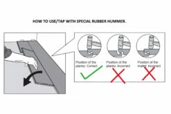 Supremo Luxury Click Vinyl Rigid Core Herringbone Flooring Oak With Built In Underlay 6mm By 127mm By 610mm 7 Supremo Luxury Click Vinyl Rigid Core Herringbone Flooring Oak With Built In Underlay 6mm By 127mm By 610mm -Wood Sales Store lvt i4f 9