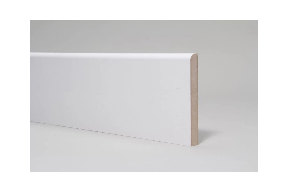 White MDF Pencil Round Skirting 15mm By 95mm By 2400mm 3 White MDF Pencil Round Skirting 15mm By 95mm By 2400mm