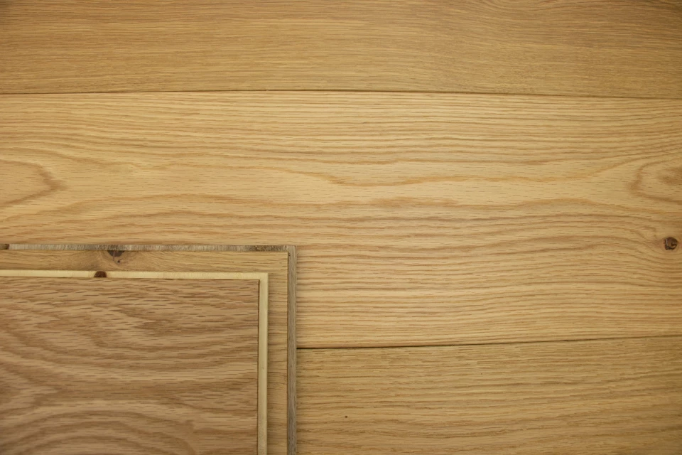 Natural Engineered Flooring Oak Brushed UV Matt Lacquered 14/4mm By 250mm By 790-2400mm FSC 5 Natural Engineered Flooring Oak Brushed UV Matt Lacquered 14/4mm By 250mm By 790-2400mm FSC - Image 3