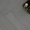 Natural Engineered Flooring Oak Herringbone Slate Grey Brushed UV Lacquered 15/4mm By 90mm By 600mm -Wood Sales Store natural engineered flooring oak herringbone slate grey brushed uv lacquered fl2917 3