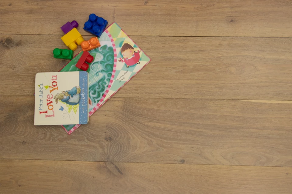 Natural Engineered Flooring Oak Bespoke Silver Tiger Hardwax Oiled 16/4mm By 220mm By 1300-2400mm