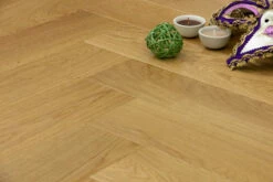 Prime Engineered Flooring Oak Herringbone Brushed UV Semi Matt Lacquered 14/3mm By 98mm By 490mm -Wood Sales Store prime engineered flooring oak herringbone brushed uv lacquered 7