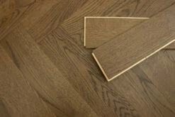 Prime Engineered Flooring Oak Herringbone Coffee Brushed UV Oiled 14/3mm By 98mm By 590mm -Wood Sales Store prime engineered flooring oak herringbone coffee brushed uv oiled 12 2