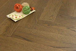 Prime Engineered Flooring Oak Herringbone Coffee Brushed UV Oiled 14/3mm By 98mm By 590mm -Wood Sales Store prime engineered flooring oak herringbone coffee brushed uv oiled 5
