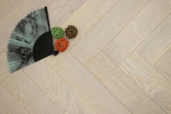 Prime Engineered Flooring Oak Herringbone White Brushed UV Oiled Eco 14/3mm By 98mm By 790mm -Wood Sales Store prime engineered flooring oak herringbone white uv oiled 3 1