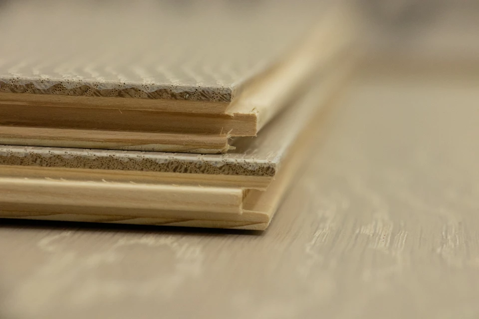 Prime Engineered Flooring Oak Polar White Brushed UV Lacquered 14/3mm By 178mm By 1000-2400mm 8 Prime Engineered Flooring Oak Polar White Brushed UV Lacquered 14/3mm By 178mm By 1000-2400mm - Image 6