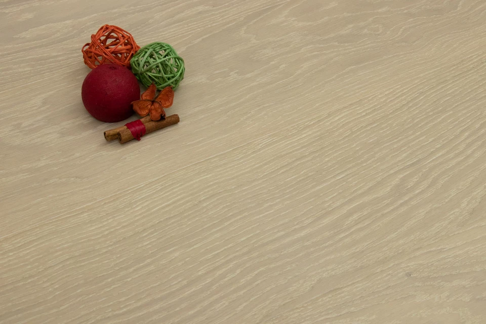 Prime Engineered Flooring Oak Polar White Brushed UV Lacquered 14/3mm By 178mm By 1000-2400mm 4 Prime Engineered Flooring Oak Polar White Brushed UV Lacquered 14/3mm By 178mm By 1000-2400mm - Image 2