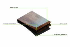 Supremo Luxury Click Vinyl Rigid Core Flooring Nature With Built In Underlay 5mm By 180mm By 1220mm 11 Supremo Luxury Click Vinyl Rigid Core Flooring Nature With Built In Underlay 5mm By 180mm By 1220mm -Wood Sales Store rigid pre applied underlay 1