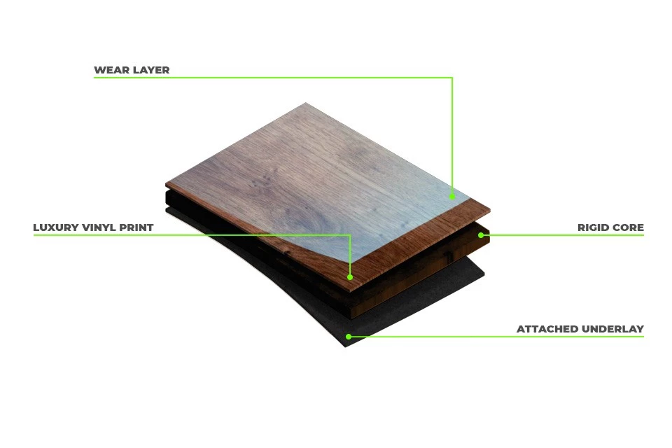 Supremo Luxury Click Vinyl Rigid Core Flooring Nature With Built In Underlay 5mm By 180mm By 1220mm 7 Supremo Luxury Click Vinyl Rigid Core Flooring Nature With Built In Underlay 5mm By 180mm By 1220mm - Image 5