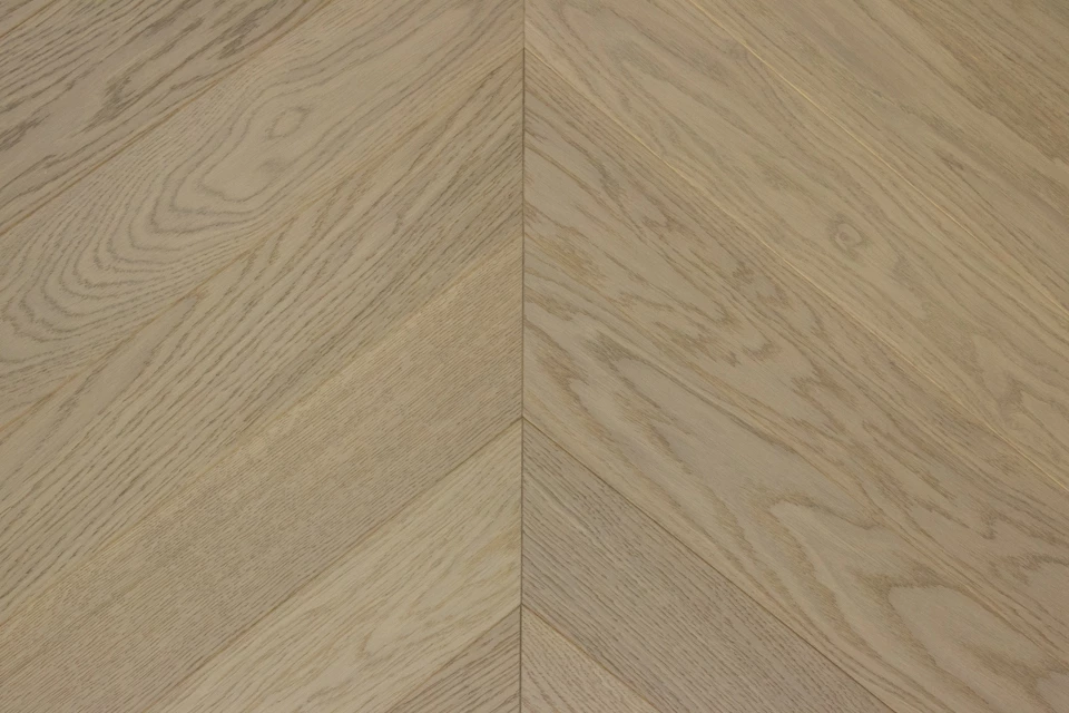 Natural Engineered Flooring Oak Chevron Silver Stone Brushed Uv Lacquered 15/4mm By 90mm By 600mm 5 Natural Engineered Flooring Oak Chevron Silver Stone Brushed Uv Lacquered 15/4mm By 90mm By 600mm - Image 3