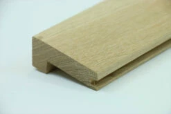 Solid Oak Square Stair Nosing Unfinished 50mm By 24mm By 900mm -Wood Sales Store square stair edging oak unfinished 2 6 5