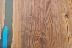 Bog Oak Dining Room Table Top Live Edge Hardwax Oiled (with Resin) 35mm By 930mm By 2600mm -Wood Sales Store tb008 5