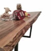 European Walnut Dining Room Table Top LiVe Edge UV Lacquered (with Resin) 38mm By 940mm By 1690mm 2 European Walnut Dining Room Table Top LiVe Edge UV Lacquered (with Resin) 38mm By 940mm By 1690mm -Wood Sales Store tb025 2