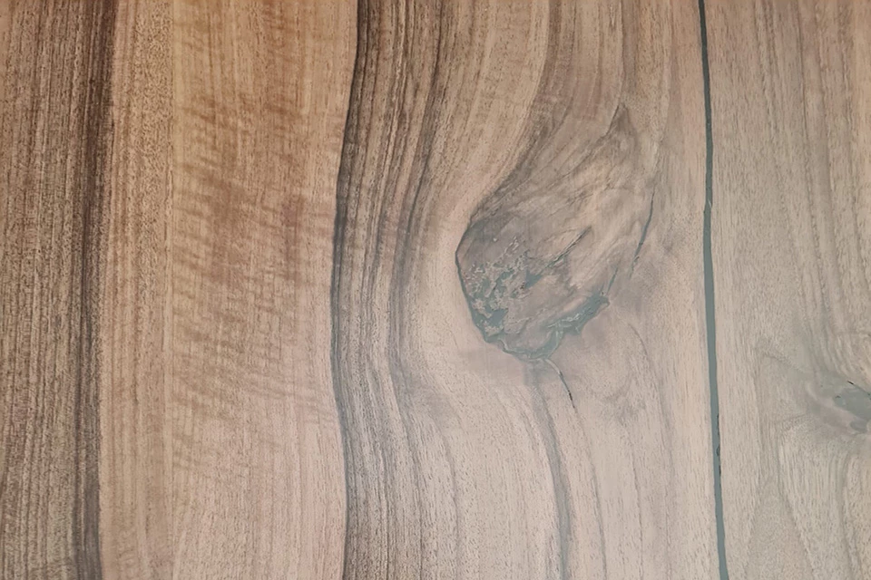 European Walnut Dining Room Table Top LiVe Edge UV Lacquered (with Resin) 35mm By 940mm By 1600mm 6 European Walnut Dining Room Table Top LiVe Edge UV Lacquered (with Resin) 35mm By 940mm By 1600mm - Image 4