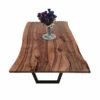 European Walnut Dining Room Table Top LiVe Edge UV Lacquered (with Resin) 35mm By 940mm By 1600mm -Wood Sales Store tb026 3