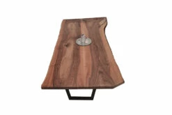 European Walnut Dining Room Table Top LiVe Edge UV Lacquered (with Resin) 38mm By 920mm By 1820mm -Wood Sales Store tb030 3