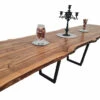 European Walnut Dining Room Table Top LiVe Edge UV Lacquered (with Resin) 38mm By 880mm By 4080mm 2 European Walnut Dining Room Table Top LiVe Edge UV Lacquered (with Resin) 38mm By 880mm By 4080mm -Wood Sales Store tb036 4