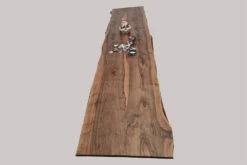 European Walnut Dining Room Table Top LiVe Edge UV Lacquered (with Resin) 38mm By 900mm By 4090mm -Wood Sales Store tb037