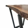 European Walnut Dining Room Table Top LiVe Edge UV Lacquered (with Resin) 38mm By 660mm By 950mm -Wood Sales Store tb044 4