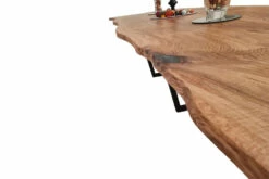 European Oak Dining Room Table Top LiVe Edge UV Lacquered (with Resin) 35mm By 1050mm By 3300mm -Wood Sales Store tb073 2