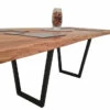 European Oak Dining Room Table Top LiVe Edge UV Lacquered (with Resin) 40mm By 1020mm By 2250mm -Wood Sales Store tb090 3