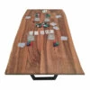European Walnut Dining Room Table Top LiVe Edge UV Lacquered (with Resin) 35mm By 840mm By 1470mm -Wood Sales Store tb095 2