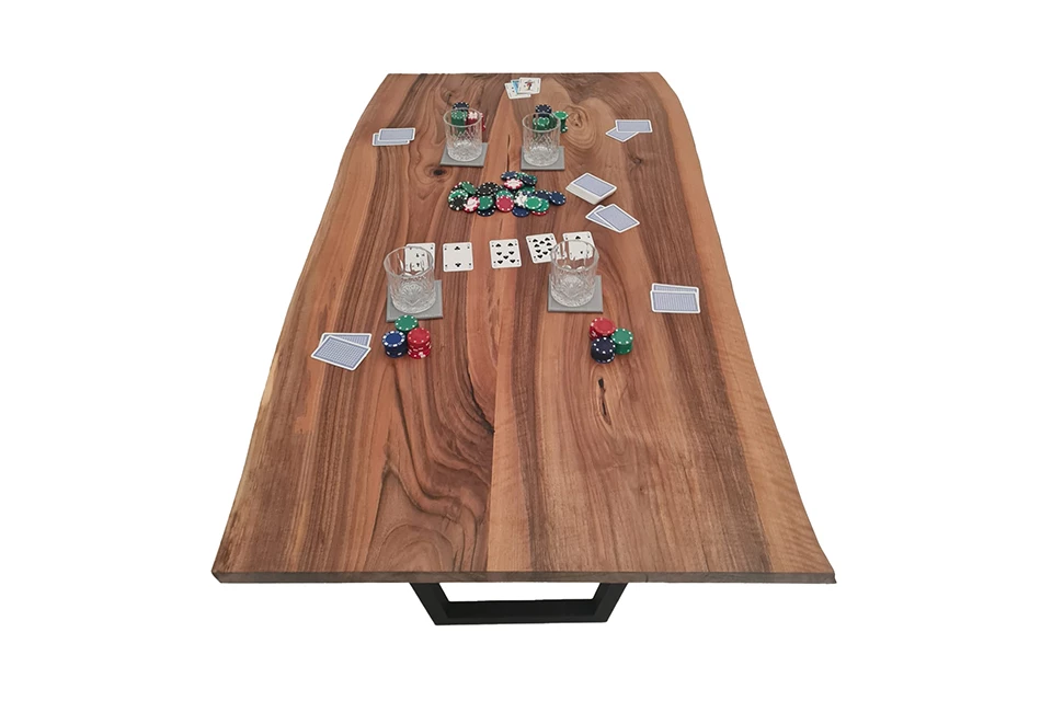 European Walnut Dining Room Table Top LiVe Edge UV Lacquered (with Resin) 35mm By 840mm By 1470mm 3 European Walnut Dining Room Table Top LiVe Edge UV Lacquered (with Resin) 35mm By 840mm By 1470mm