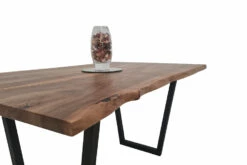 European Walnut Dining Room Table Top LiVe Edge UV Lacquered (with Resin) 35mm By 900mm By 1400mm -Wood Sales Store tb097 3
