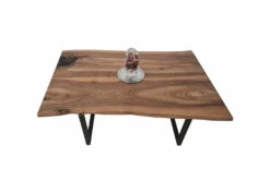 European Walnut Dining Room Table Top LiVe Edge UV Lacquered (with Resin) 35mm By 900mm By 1400mm