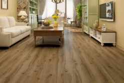 Supremo Luxury Click Vinyl Rigid Core Flooring Adobe Sand With Built In Underlay 5mm By 180mm By 1220mm