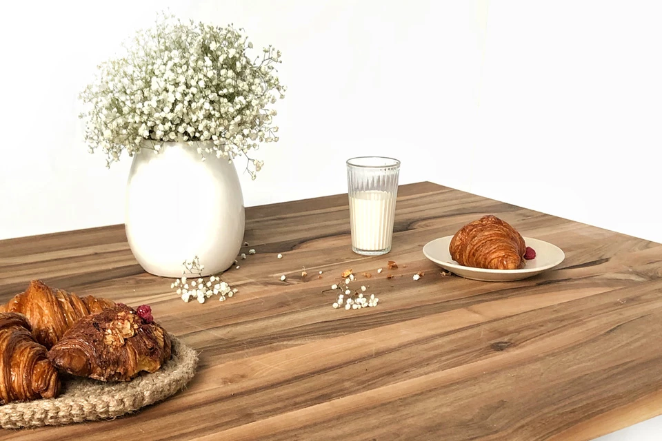 Full Stave European Walnut Worktop 35mm By 750mm By 1600mm 4 Full Stave European Walnut Worktop 35mm By 750mm By 1600mm - Image 2