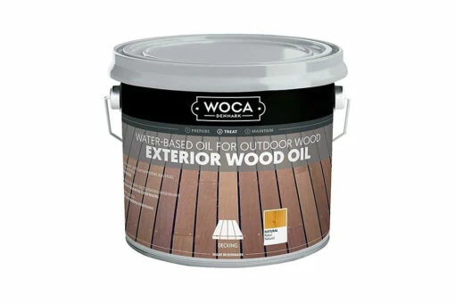 WOCA Natural Decking Exterior Oil 2.5L -Wood Sales Store woca natural exterior oil 2 5l ac136 hhfhr 2