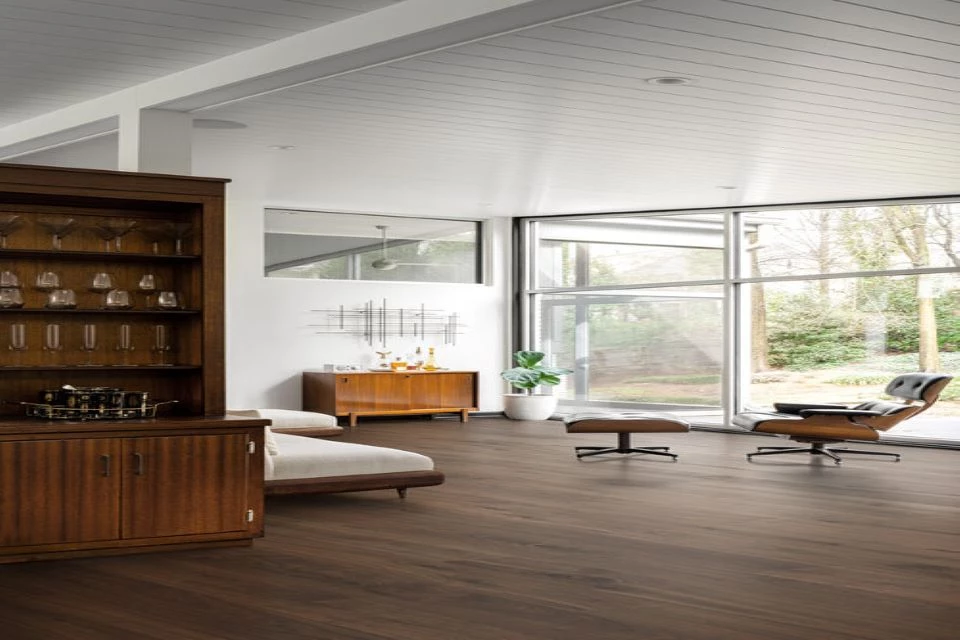 BJELIN Hardened Walnut Wood Flooring Click Terra Brown UV Lacquer 11.3/0.6mm By 206mm By 2200mm 3 BJELIN Hardened Walnut Wood Flooring Click Terra Brown UV Lacquer 11.3/0.6mm By 206mm By 2200mm