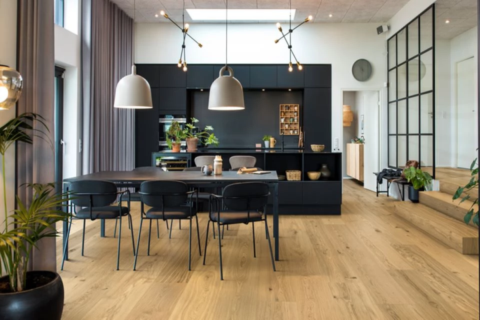 BJELIN Hardened Oak Wood Flooring Nature Brushed UV Lacquer 11.3/0.6mm By 271mm By 2378mm 3 BJELIN Hardened Oak Wood Flooring Nature Brushed UV Lacquer 11.3/0.6mm By 271mm By 2378mm